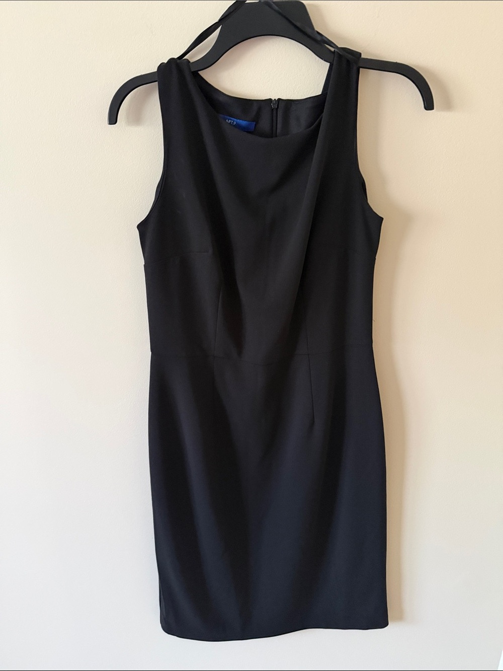 Apt. 9 Black Sleeveless Sheath Dress